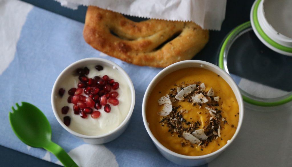 Kürbissuppe für die Lunchbox